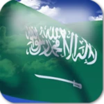 3d saudi arabia flag lwp android application logo